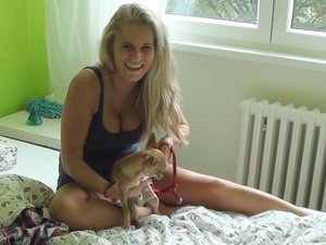 CZECH AMATEURS - HORNY BLONDE WITH AMAZING TITS IN CZECH AMATEURS
